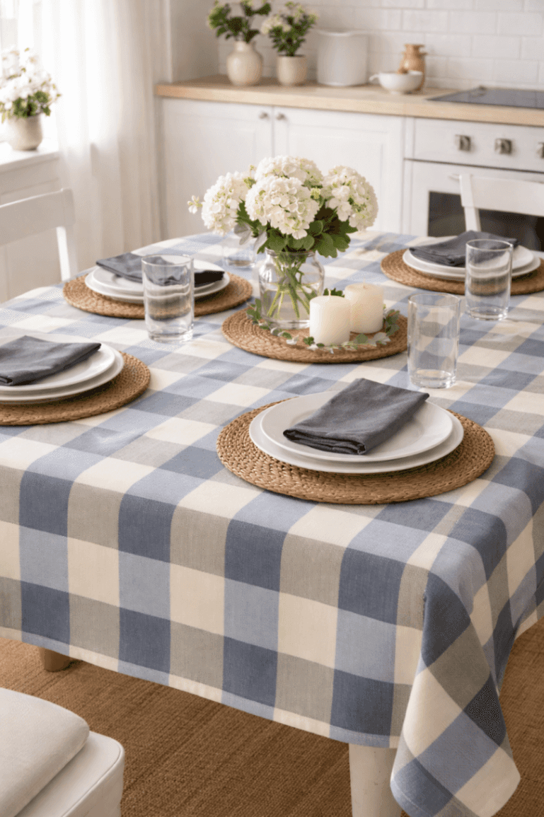 mantel a cuadros picnic